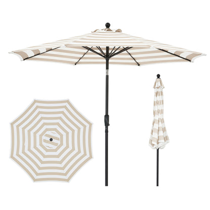 9FT Beige Outdoor Patio UA030 Umbrella