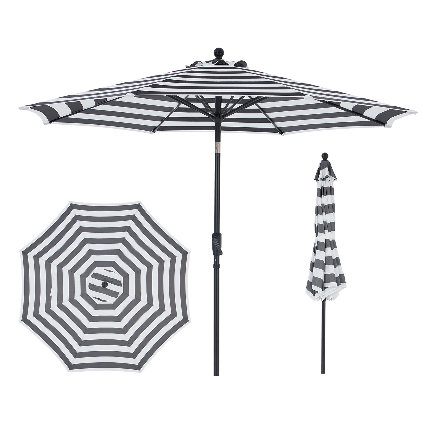 9FT Beige Outdoor Patio UA030 Umbrella