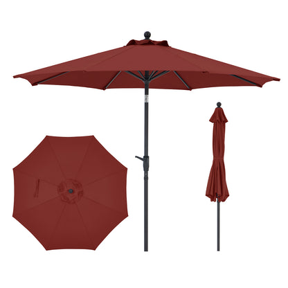 9FT Beige Outdoor Patio UA030 Umbrella