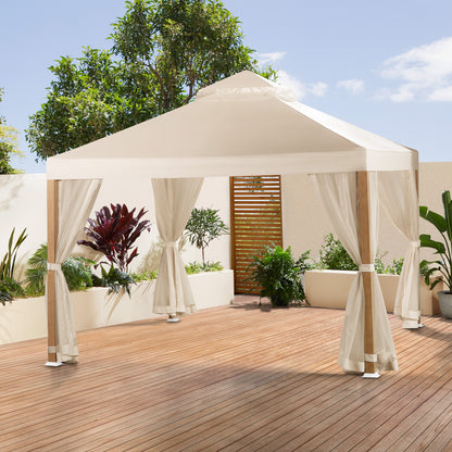 Better Homes & Gardens Marlow 10' x 10' Gazebo - Cream