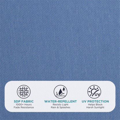 AE Outdoor 10FT Offset Patio Umbrella with Infinite Tilt & Cross Base