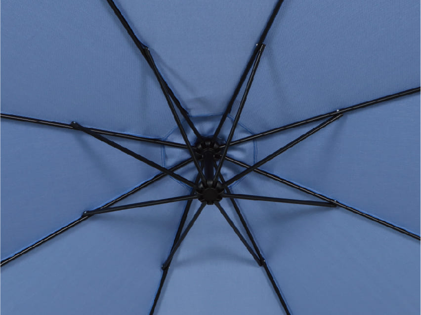 AE Outdoor 10FT Offset Patio Umbrella with Infinite Tilt & Cross Base