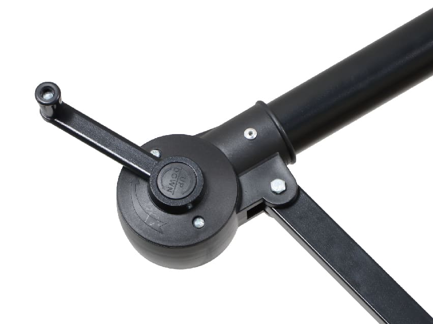 AE Outdoor 10FT Offset Patio Umbrella with Infinite Tilt & Cross Base