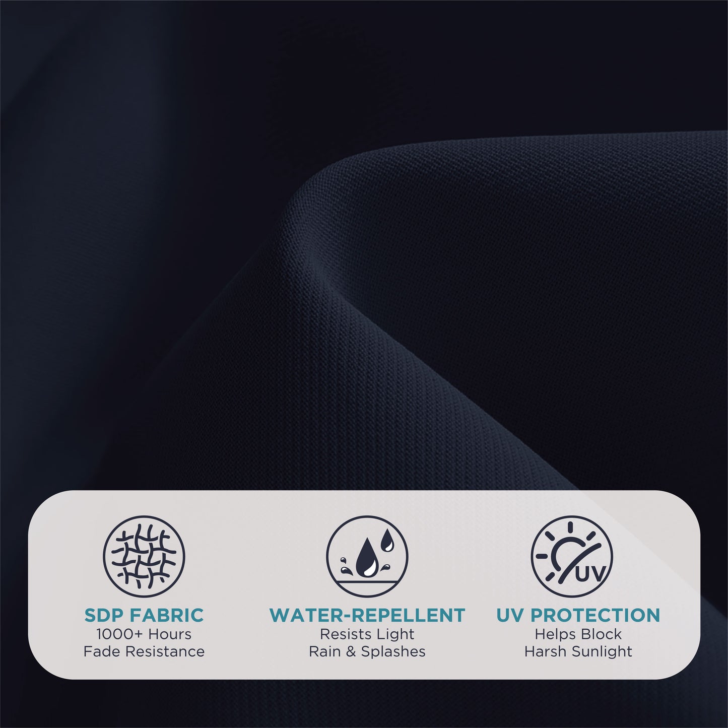 AE Outdoor 6.5 x 10FT Cantilever Patio Umbrella with Cross Base