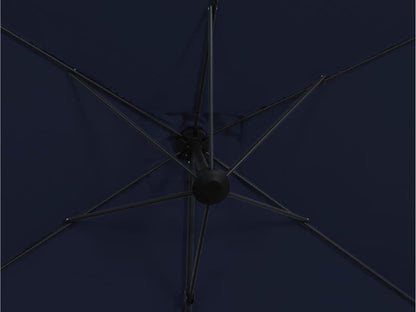 AE Outdoor 6.5 x 10FT Cantilever Patio Umbrella with Cross Base