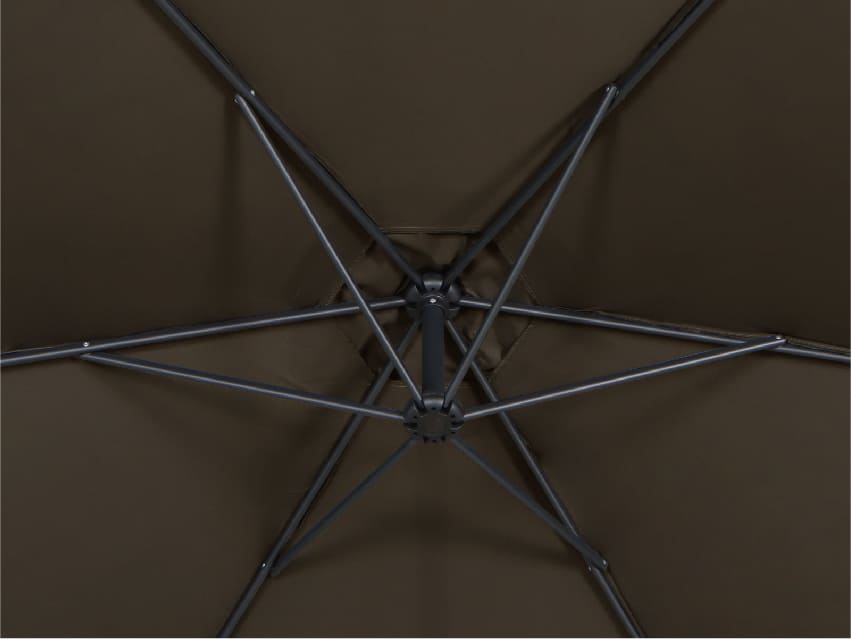 AE Outdoor 10FT Cantilever Patio Umbrella with Infinite Tilt & Cross Base