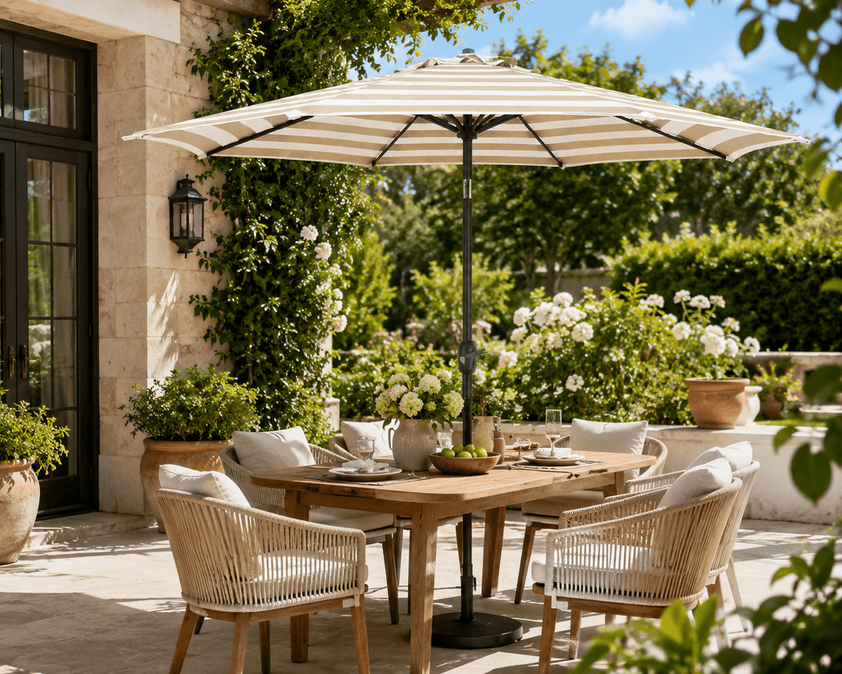 Striped Umbrellas