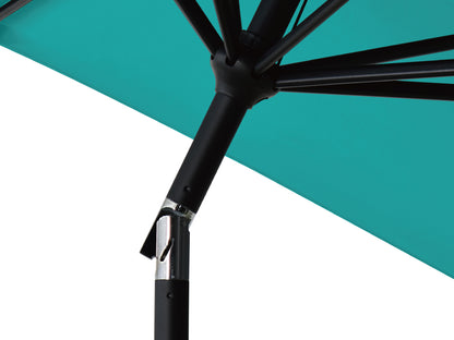 AE Outdoor 9FT Patio Umbrella with Crank Lift & Auto Tilt