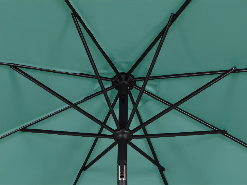 AE Outdoor 9FT Patio Umbrella with Crank Lift & Auto Tilt