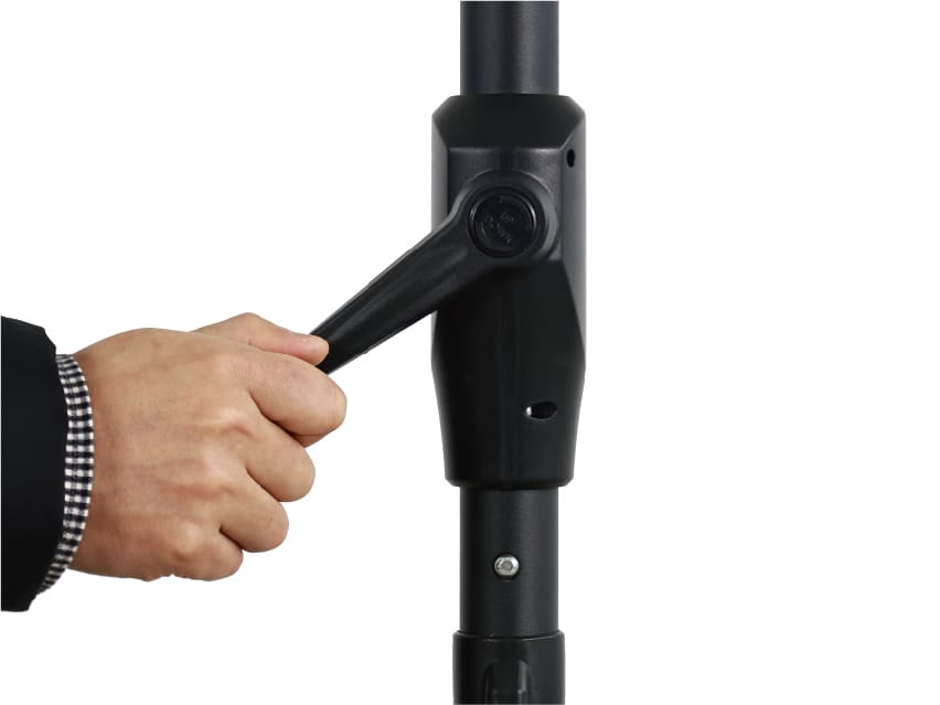 AE Outdoor 9FT Patio Umbrella with Crank Lift & Auto Tilt