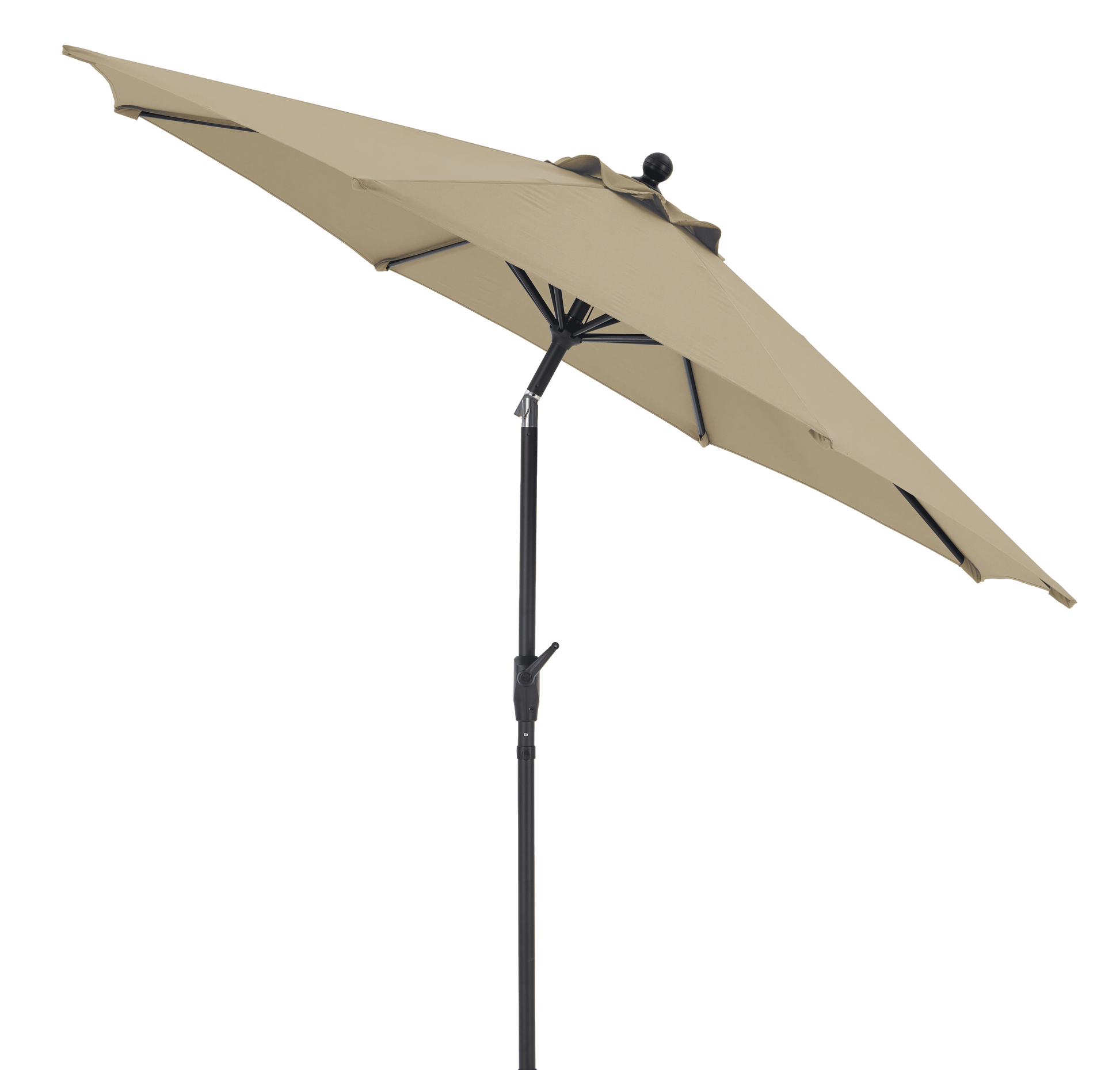 citrine patio umbrella 9 feet Lyon | 9ft Market This steel and aluminum patio umbrella is designed with durable ribs and a sturdy pole that fits most patio tables and umbrella stands ACEGOSES 9-ft Steel Tan Push-button