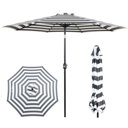 AE Outdoor 9FT Patio Umbrella with Crank Lift & Tilt