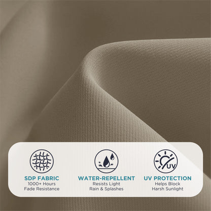 AE Outdoor 9FT Patio Umbrella with Crank Lift & Tilt