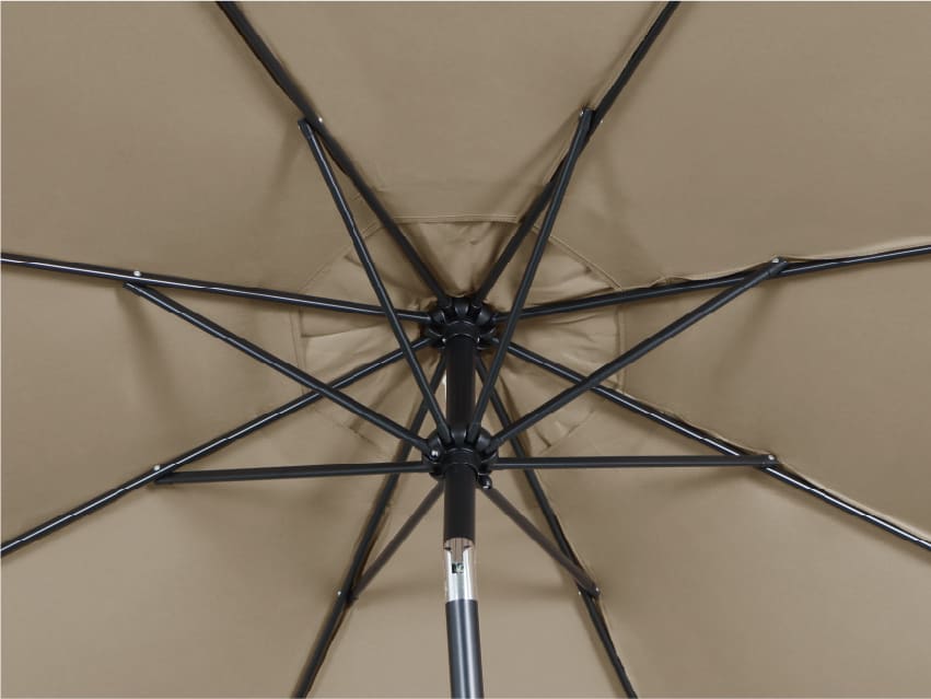 AE Outdoor 9FT Patio Umbrella with Crank Lift & Tilt