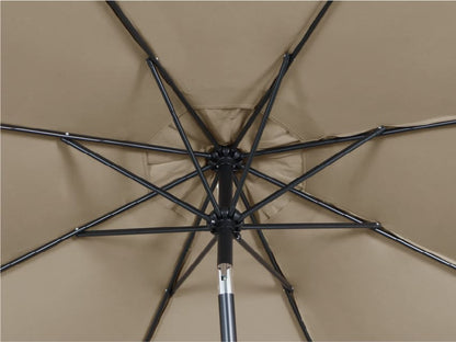 AE Outdoor 9FT Patio Umbrella with Crank Lift & Tilt